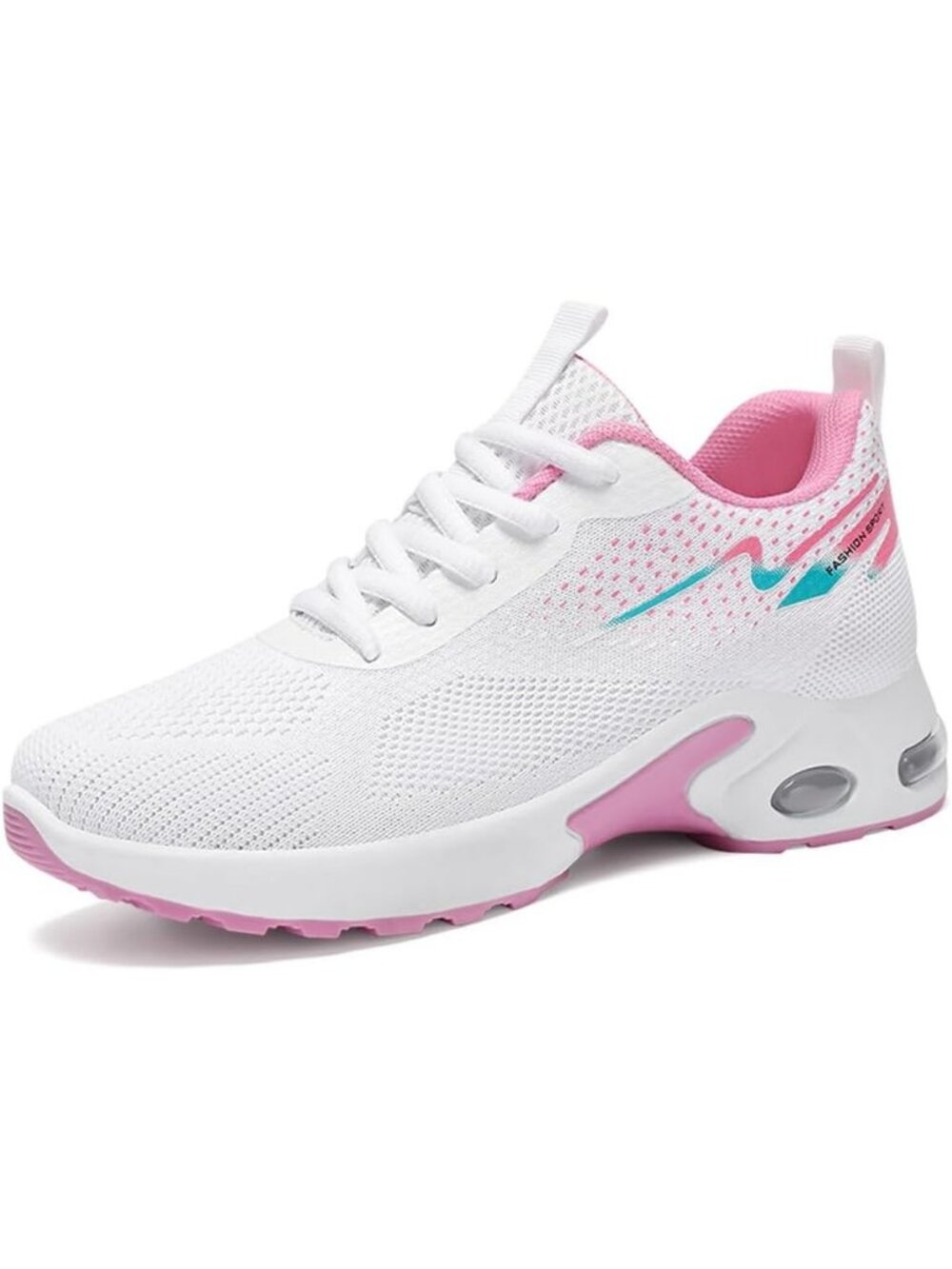 Women's White Mesh Comfortable Lightweight Casual Gym Work Fashion Sneakers Shoe